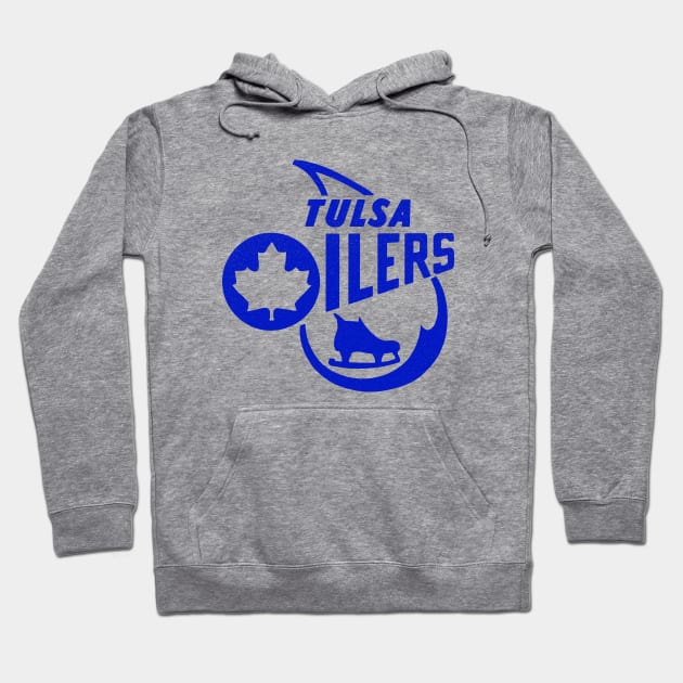 Defunct Tulsa Oilers Hockey 1982 Hoodie by LocalZonly